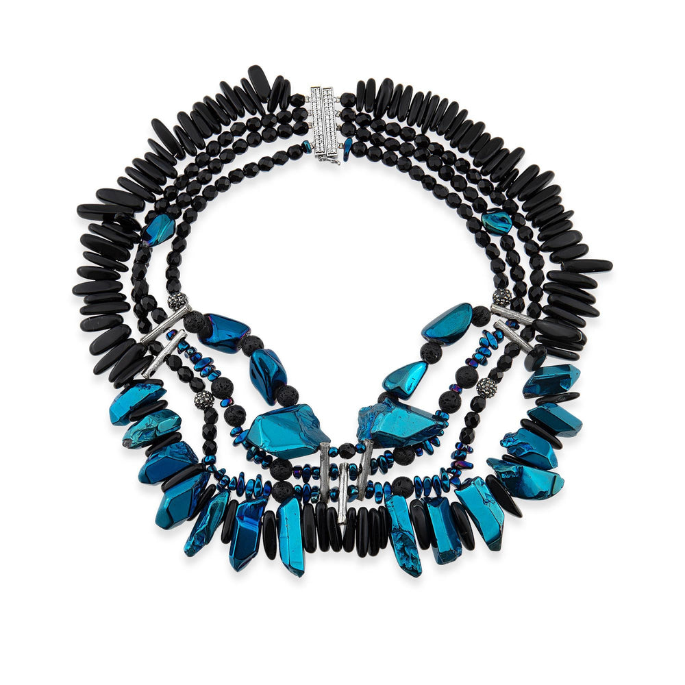 Deep Blue Choker Kolye