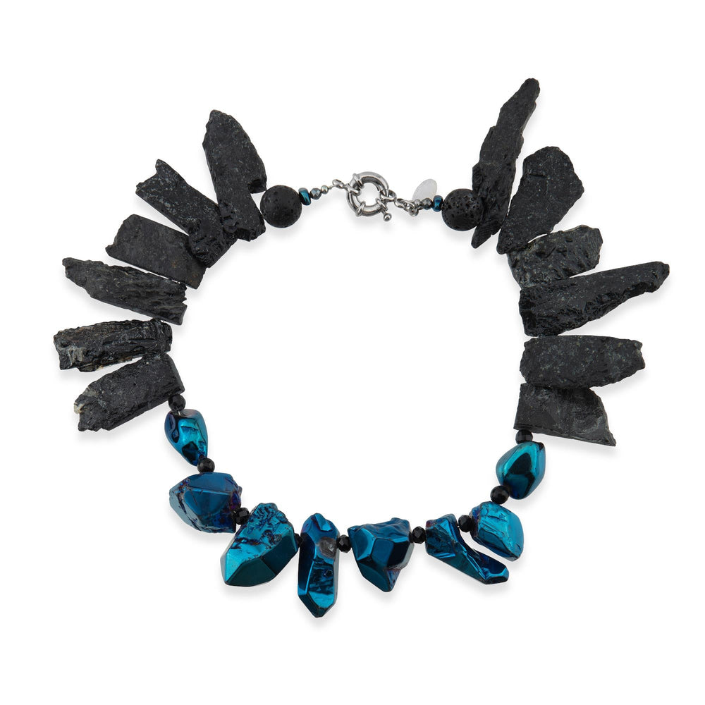 Deep Blue Turmalin Kolye
