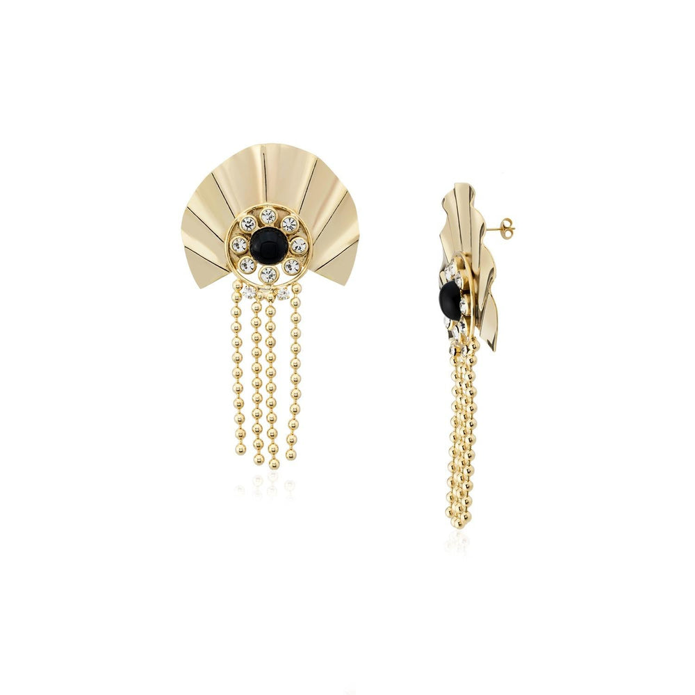 Jelly Fish Gold Küpe
