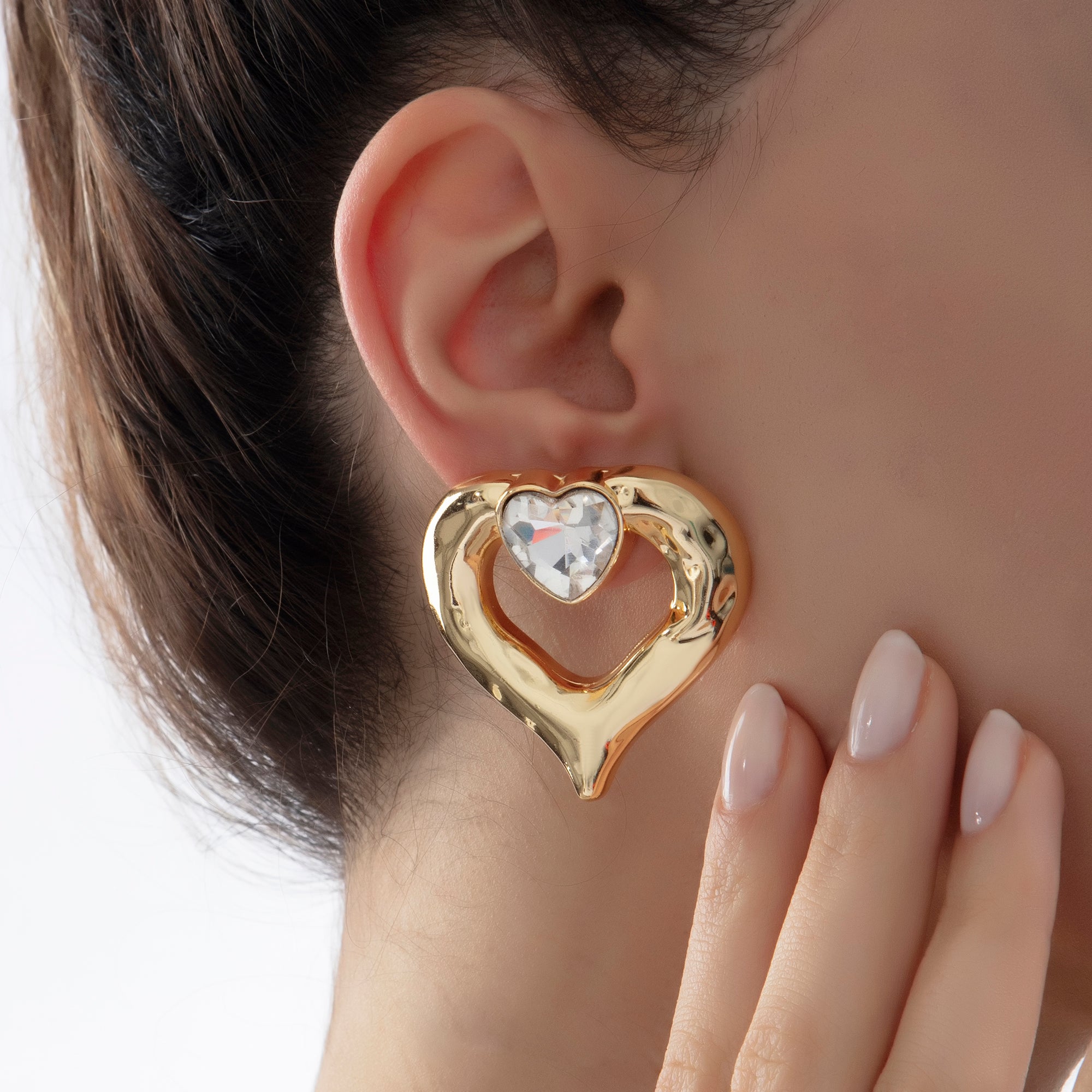 Heart Beat Kristal Küpe