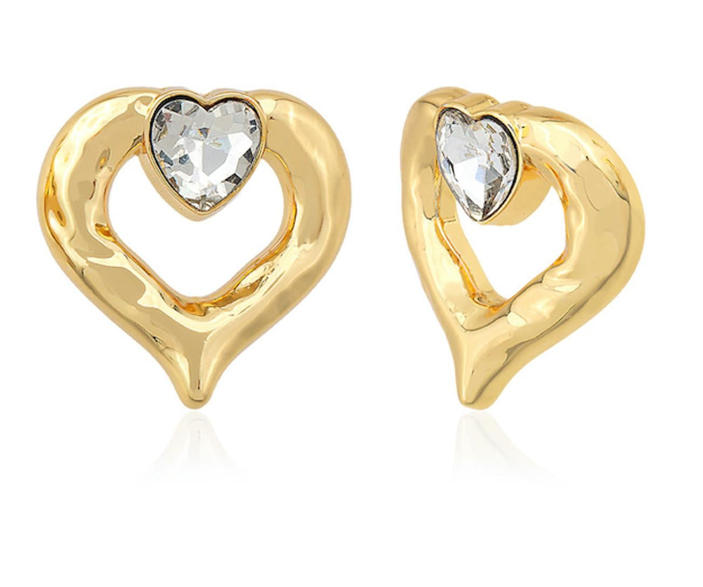Heart Beat Kristal Küpe